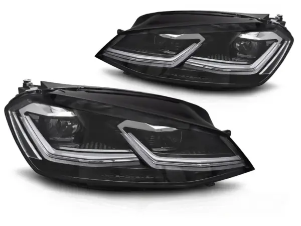 Frontlykter VW Golf 7 11.12-17 Full Led Silver Line Drl – bilde 2 av 2
