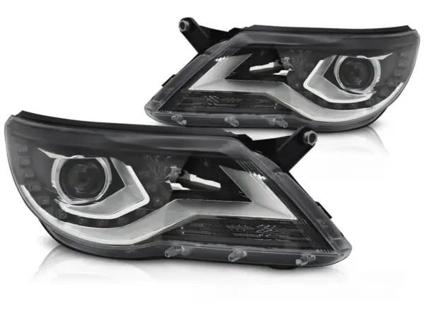 Frontlykter VW Tiguan I 07-11 Daylight Black – bilde 2 av 2