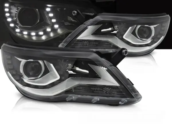 Frontlykter VW Tiguan I 07-11 Daylight Black – bilde 1 av 2