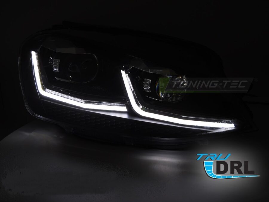 Frontlykter VW Golf VII 17-19 Led Sølv Seq Drl – bilde 3 av 5