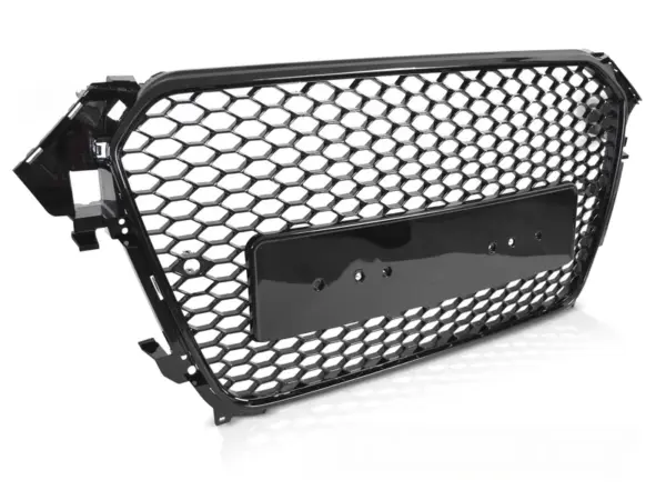 Grill Audi A4 B8 12-15 Sport PDC Blank Svart