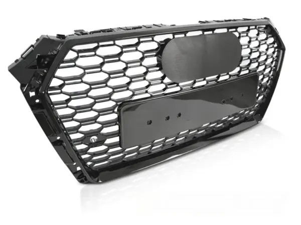Grill Audi A4 B9 15-19 Sport PDC Blank Svart