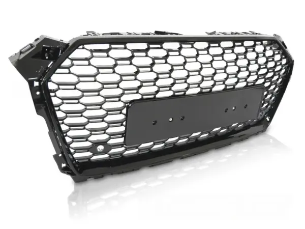 Grill Audi A5 F5 16-18 Sport PDC Blank Svart