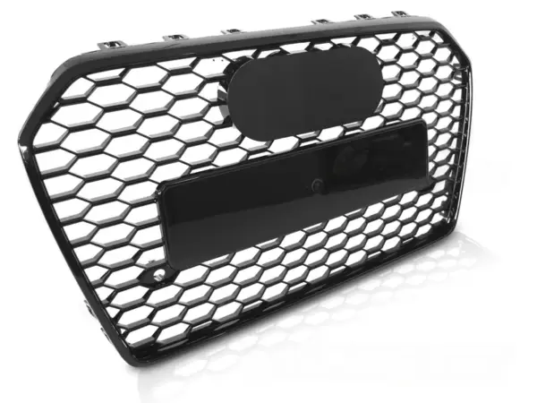 Grill Audi A6 C7 14-18 Sport PDC Blank Svart