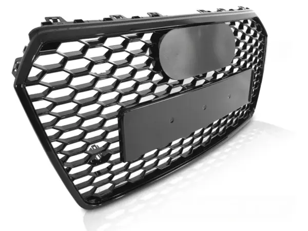 Grill Audi A7 C7 14-18 Sport PDC Blank Svart
