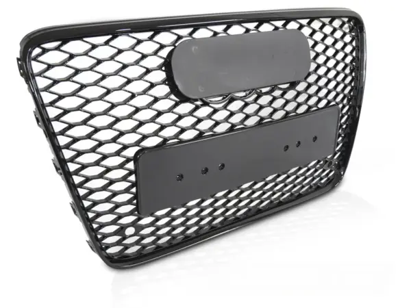 Grill Audi Q7 4L 05-15 Sport Style PDC Blank Svart