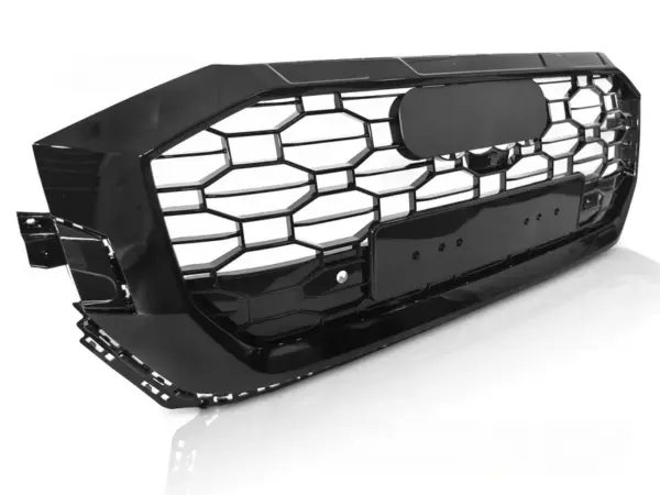 Grill Audi Q8 18-23 Sport Style PDC Blank Svart