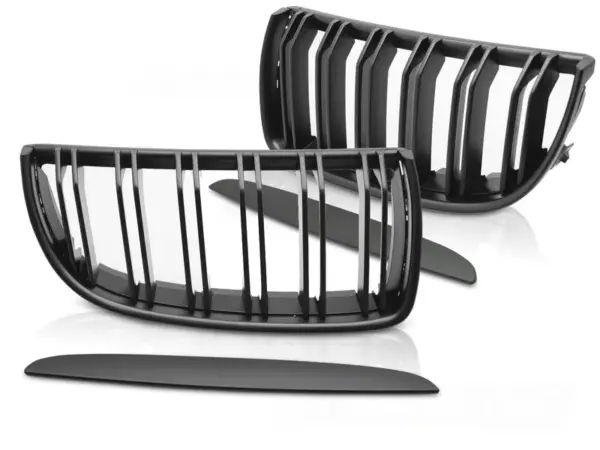 Grill BMW E90 E91 05-08 Sport Style Matt Svart