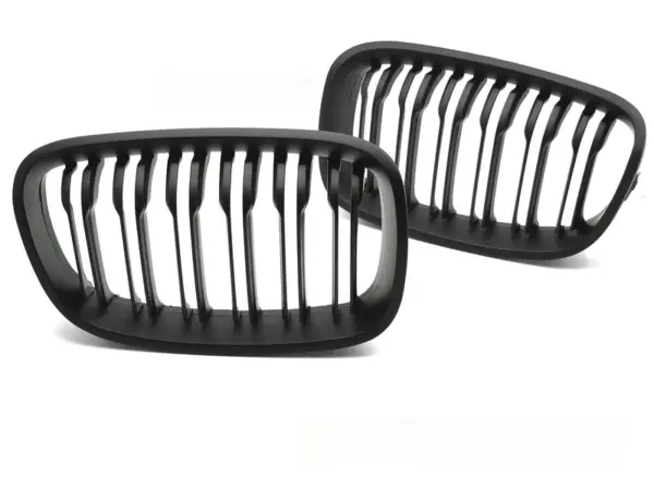 Grill BMW F20/F21 11-14 Sport Double Bar Matt Svart