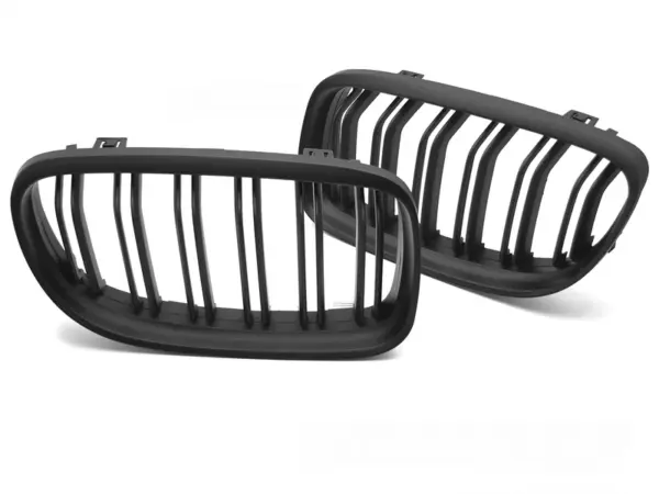 Grill BMW E90/E91 LCI 09-11 M-Look Double Bar Matt Svart