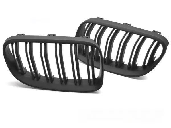 Grill BMW E92/E93 LCI 10-13 M-Package Sport Double Bar Matt Svart