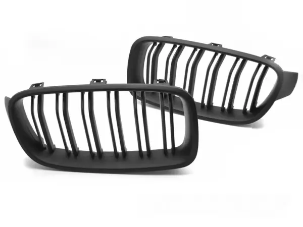 Grill BMW F30/F31 11-18 Sport Double Bar Matt Svart