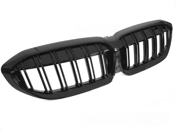 Grill BMW G20/G21 19-22 Sport Double Bar Kamera Blank Svart