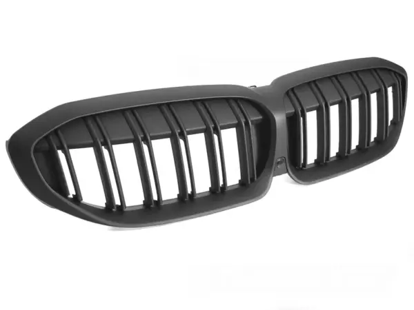 Grill BMW G20/G21 19-22 Sport Double Bar Kamera Matt Svart