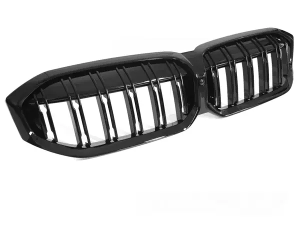 Grill BMW G20/G21 LCI 22-26 Sport Double Bar Kamera Blank Svart