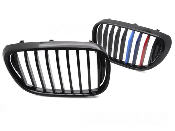 Grill BMW G11/G12 15-19 M-Tricolor Blank Svart