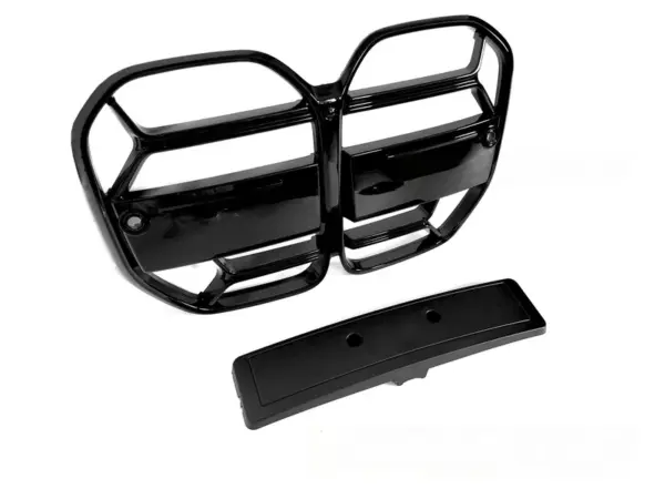 Grill BMW G22 G23 20-24 Sport Style Kamera Blank Svart