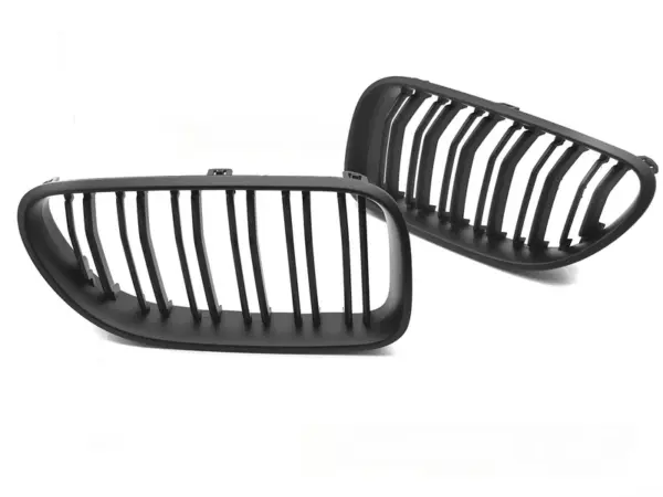 Grill BMW F12/F13 11-18 Sport Double Bar Matt Svart
