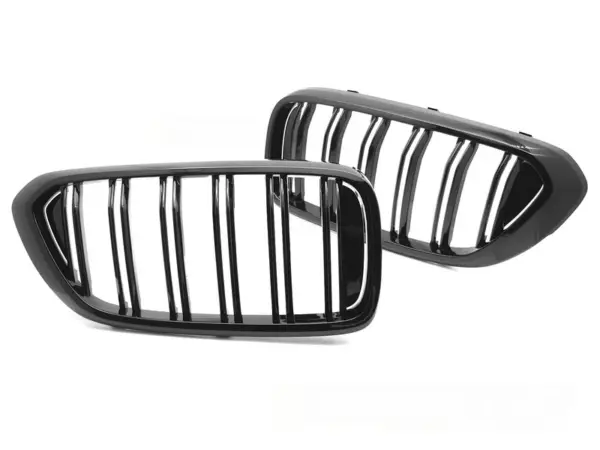 Grill BMW G32 17-20 Sport Double Bar Blank Svart