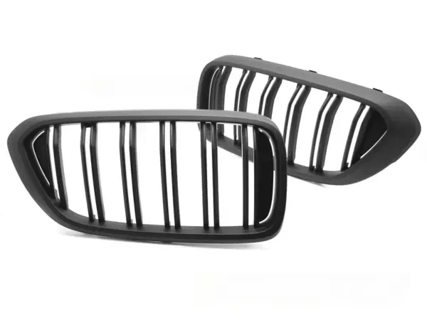 Grill BMW G32 17-20 Sport Double Bar Matt Svart