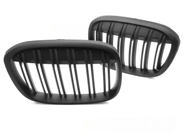 Grill BMW X1 F48 15-20 Sport Double Bar Matt Svart