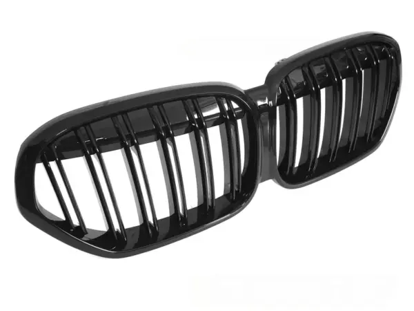 Grill BMW X1 F48 LCI 20-22 Sport Double Bar Blank Svart