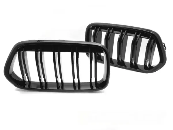 Grill BMW X2 F39 18-23 Sport Double Bar Blank Svart