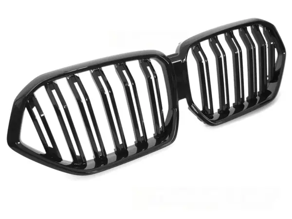 Grill BMW X6 G06 19-23 Sport Double Bar Kamera Blank Svart