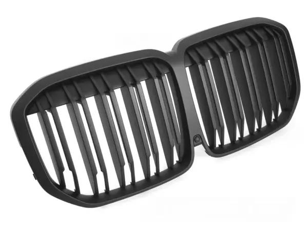 Grill BMW X7 G07 18-22 Sport Double Bar Kamera Matt Svart