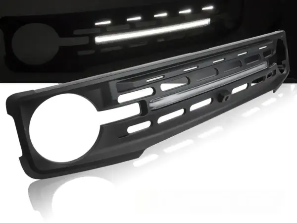 Grill Ford Bronco 21- LED Matt Svart – bilde 1 av 2