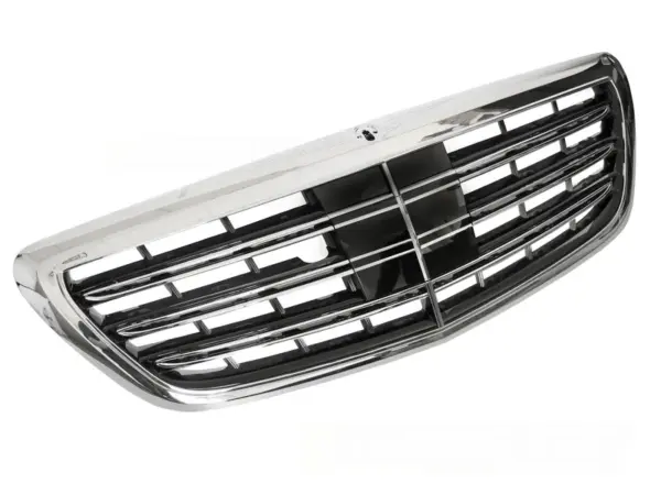 Grill Mercedes W222 13-17 Svart/Krom