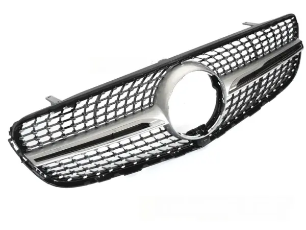 Grill Mercedes GLC W253 15-18 Diamond Style Kamera Krom