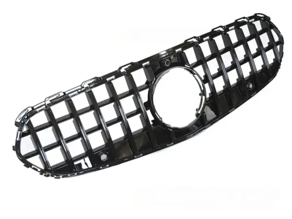 Grill Mercedes W206/S206 21- Sport Kamera Blank Svart