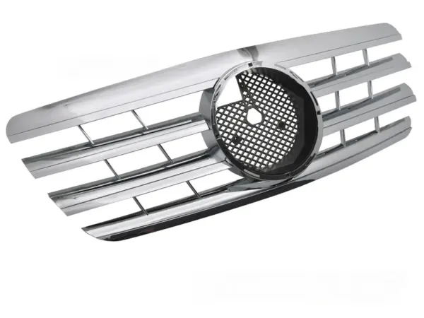 Grill Mercedes W210 99-02/S210 99-03 CL Style Krom