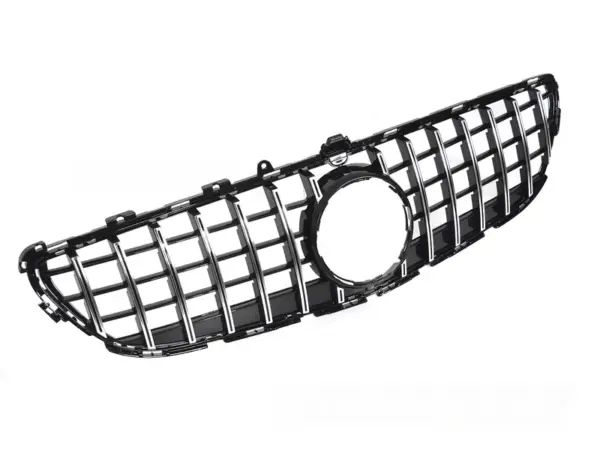 Grill Mercedes CLS C218 14-18 Sport Kamera Blank Svart/Krom