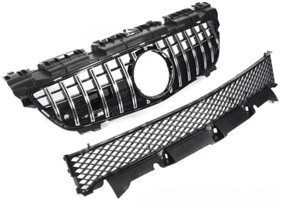 Grill Mercedes SLK R172 11-15 Sport Blank Svart/Krom