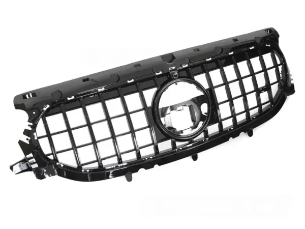Grill Mercedes GLA H247 19-23 Sport Kamera Blank Svart