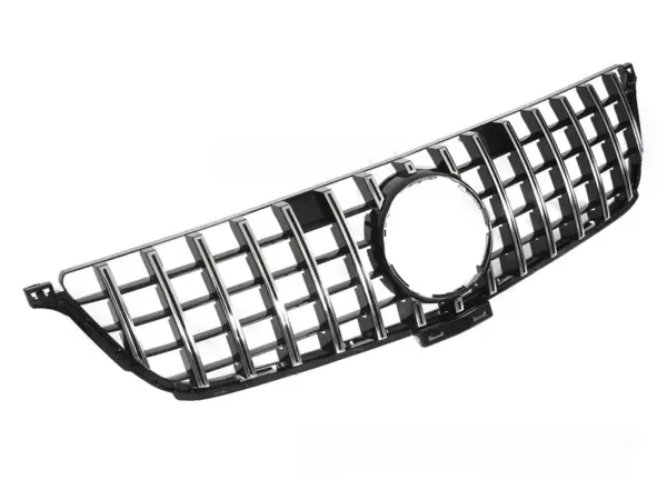 Grill Mercedes M-CLASS W166 11-15 Sport Blank Svart/Krom