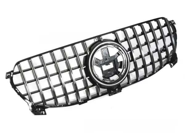 Grill Mercedes GLE V167 19-23 Sport Kamera Blank Svart/Krom