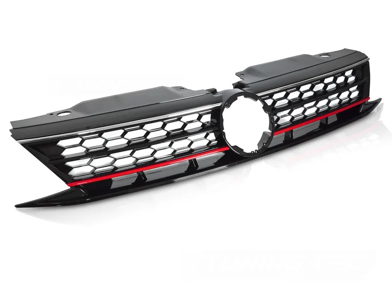 Grill VW Jetta VI 14-18 Sport Style Blank Svart