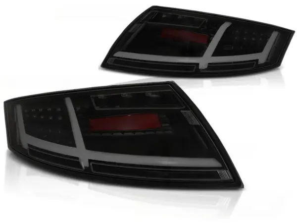Baklykter Audi TT 04.06-02.14 LED Bar SEQ Svart/Røykfarget – bilde 2 av 2