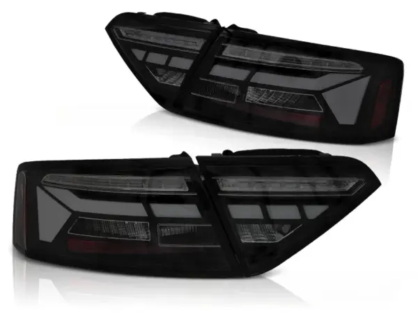 Baklykter Audi A5 11-16 Coupé, Cabrio, Sportback LED Bar SEQ Svart/Røykfarget – for original LED – bilde 2 av 2