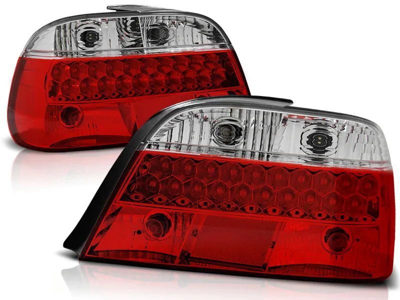 Baklykter BMW E38 06.94-07.01 LED Rød/Hvit - Bilde 2