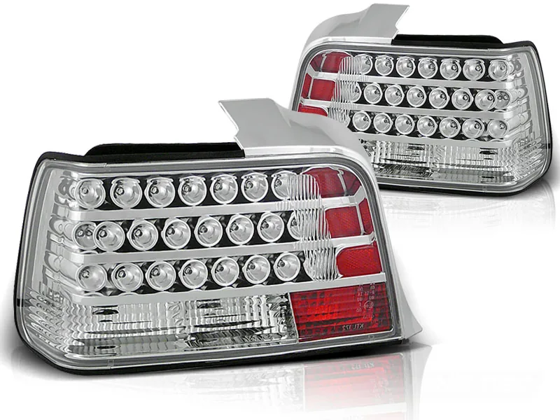 Baklykter BMW E36 12.90-08.99 Sedan LED Krom - Bilde 2