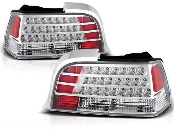 Baklykter BMW E36 12.90-08.99 Coupé Coupé/Cabrio LED Krom – bilde 2 av 2