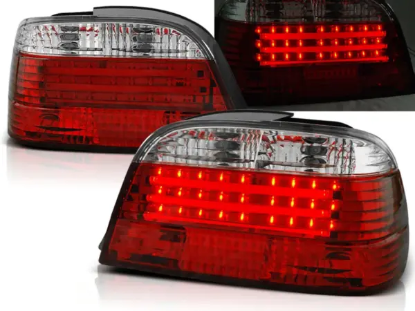 Baklykter BMW E38 06.94-07.01 LED Bar Rød – bilde 1 av 2