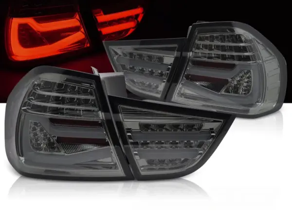 Baklykter BMW E90 09-11 LED Bar SEQ Røykfarget – bilde 1 av 2