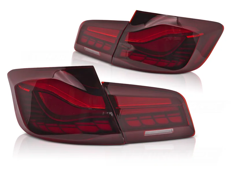 Baklykter BMW F10 10-16 LED SEQ Rød - Bilde 2