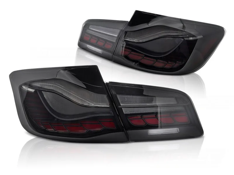 Baklykter BMW F10 10-16 LED SEQ Røykfarget - Bilde 2