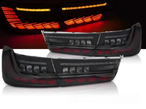 Baklykter BMW G20 19-22 LED SEQ Røykfarget – bilde 1 av 2